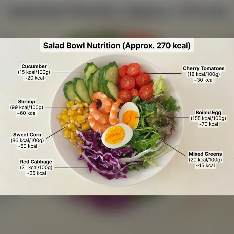Annotation des calories alimentaires — Après